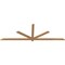 Ekena Millwork Kennewick Timber Gable Bracket, Western Red Cedar, 108"W x 36"H x 1 1/2"D x 3 1/2"F, 8/12 Pitch GBW108X36X0204KEN00SWR - alternate 3